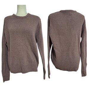 Madewell Women's Mauve Pullover Sweater Long Sleeve Merino Wool Alpaca Blend M